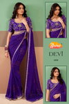 Devi By Stavan Georgette Fancy Embroidery Work Saree Wholesalers In Delhi